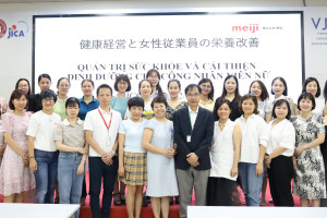 Viện VJCC phối hợp với MEIJI tổ chức Hội thảo “Quản trị sức khỏe và cải thiện dinh dưỡng cho nhân viên nữ” dành cho các doanh nghiệp Việt Nam